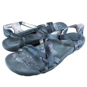 Merrell Women's Lilac Keepsake Strappy Black Leather Size‎ 10M Gently Used 2025
